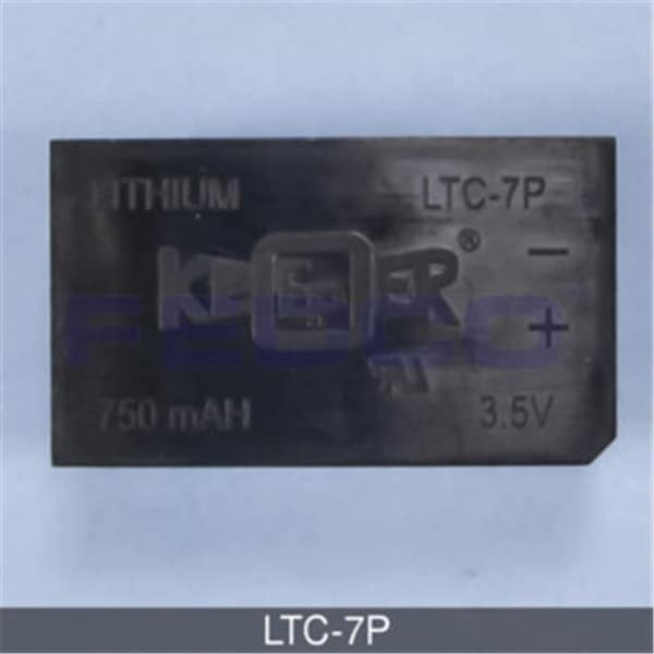 Fedco Batteries FedCo Batteries Compatible with EaglePicher LTC-7P EaglePicher Keeper Specialty Battery - 3.5V 750mAh LTC-7P - main